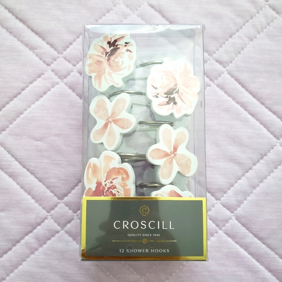 Croscill Bath Croscill Liana Shower Curtain Hooks Poshmark